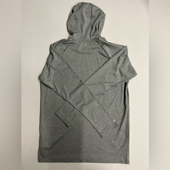 Nike-  Swim Hoodie - Mens - Gray - 100% Polyester - Dri-Fit - UPF 40+ - Picture 10 of 12